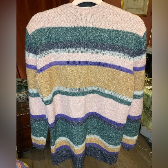 Veronica Beard Elizabeth Marled Striped open from Cardigan Size XS Retail $459 - Picture 10 of 11